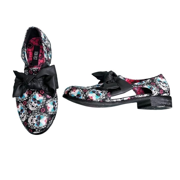 Iron Fist Sugar High Oxford Flats Size 6 - Picture 2 of 12